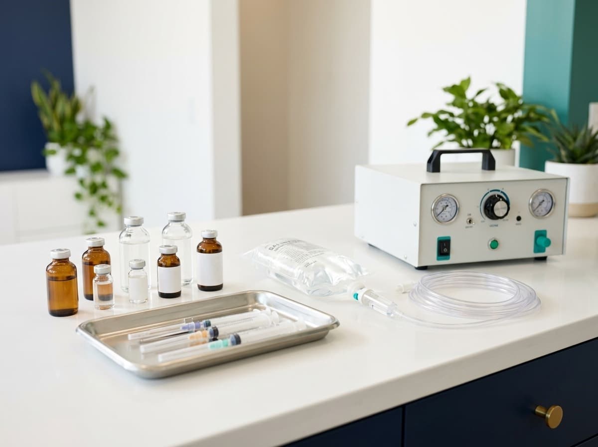 IV and ozone therapy equipment — intravenous ozone therapy at Simply Health Integrated Medical in St. Louis