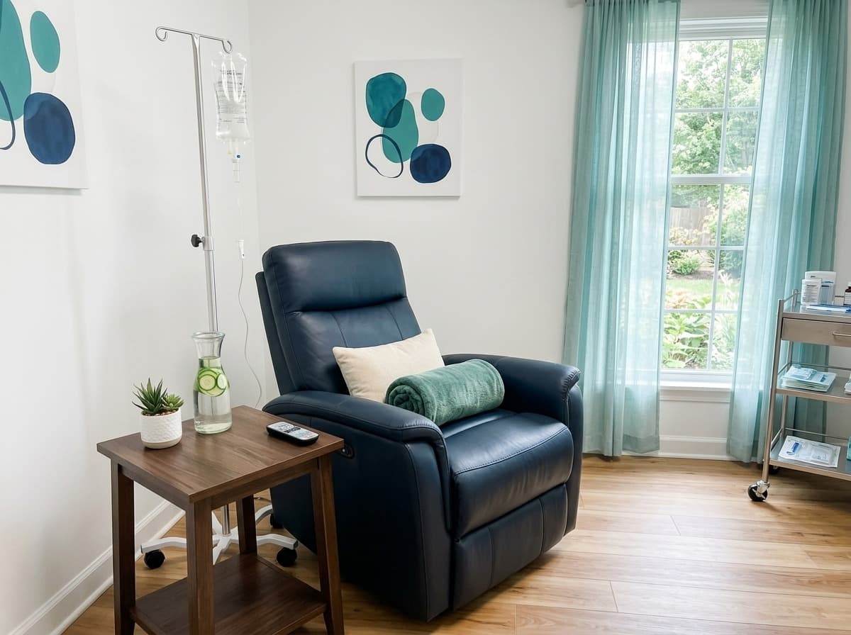 Comfortable IV therapy room — IV nutrient infusions at Simply Health Integrated Medical in St. Louis