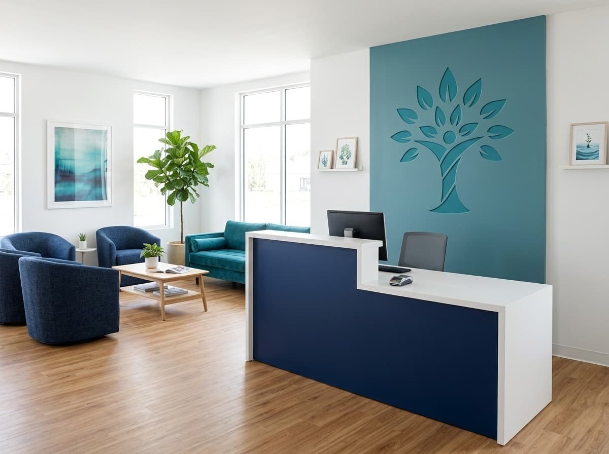 Reception at Simply Health Integrated Medical serving Oakville, MO 63129