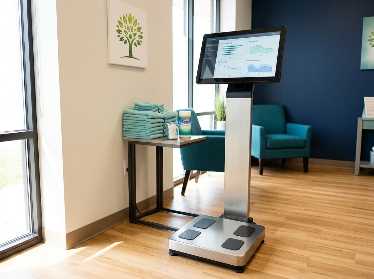 Body composition analysis station — sustainable weight loss at Simply Health Integrated Medical in St. Louis