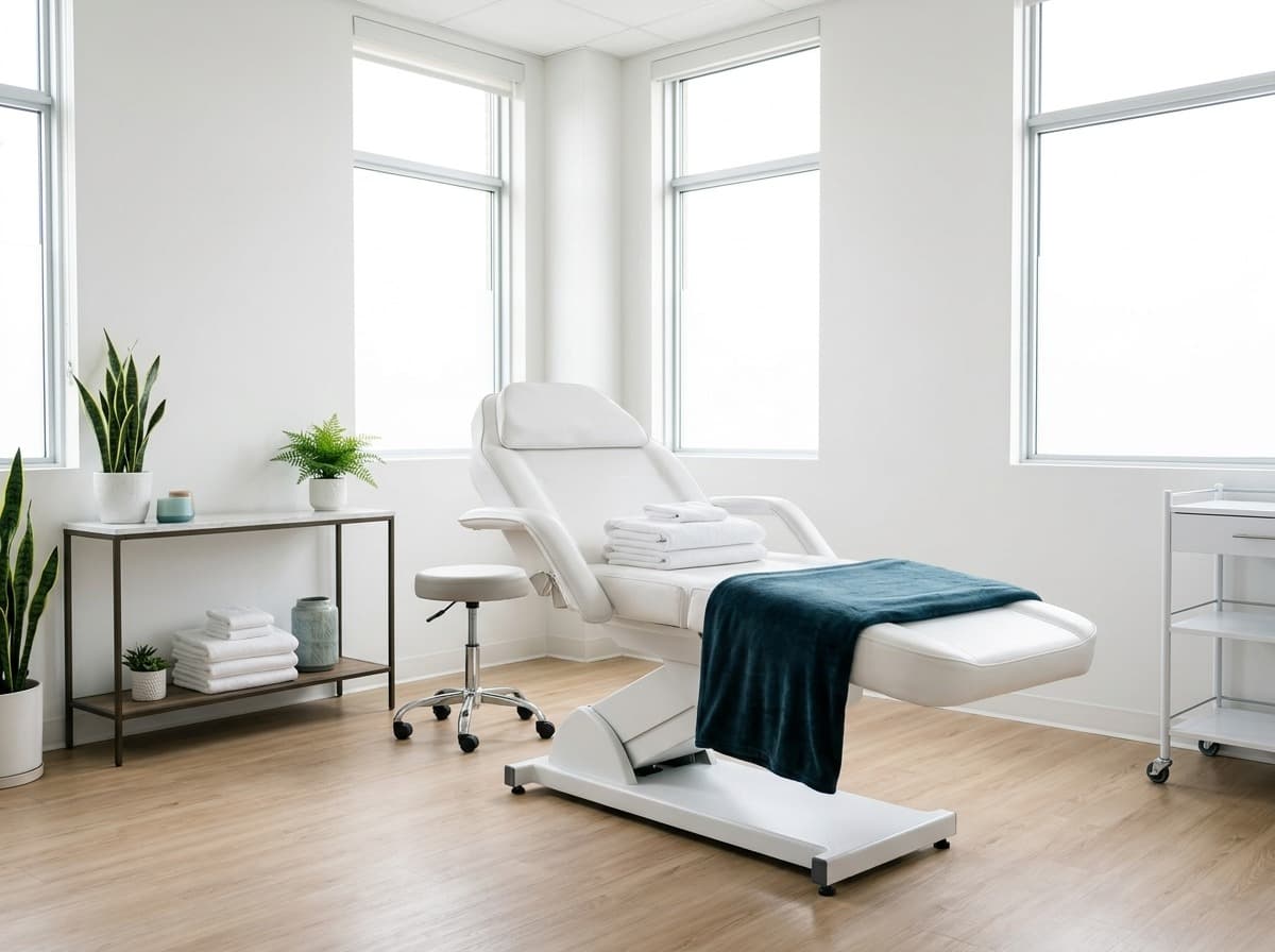 Spa-style anti-aging treatment room at Simply Health Integrated Medical, St. Louis