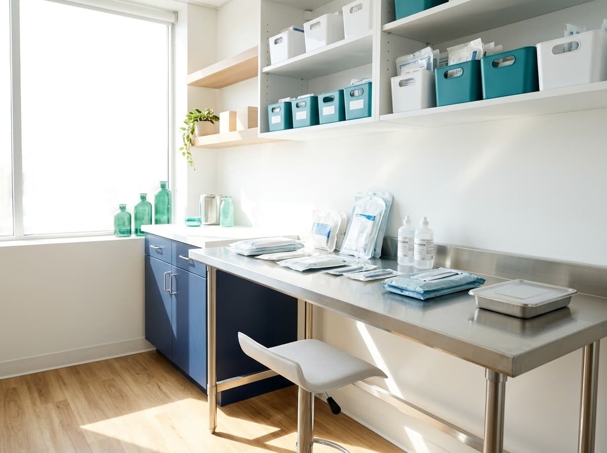 Peptide therapy prep room — sustainable weight loss at Simply Health Integrated Medical in St. Louis